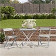 Afuera Living 3-Piece Acacia Foldable Bistro Set in Gray Wash