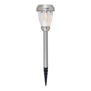 Afuera Living 6-Pack LED Pathway Lights Stainless Steel Silver