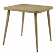 Afuera Living Aluminum Patio Dining Table with Umbrella Opening