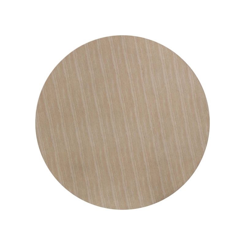 Afuera Living Patti Round Stone Dining Table in Terracotta for 6 Guests