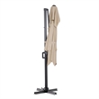 Afuera Living 8' Square Double Top Outdoor Umbrella in Beige