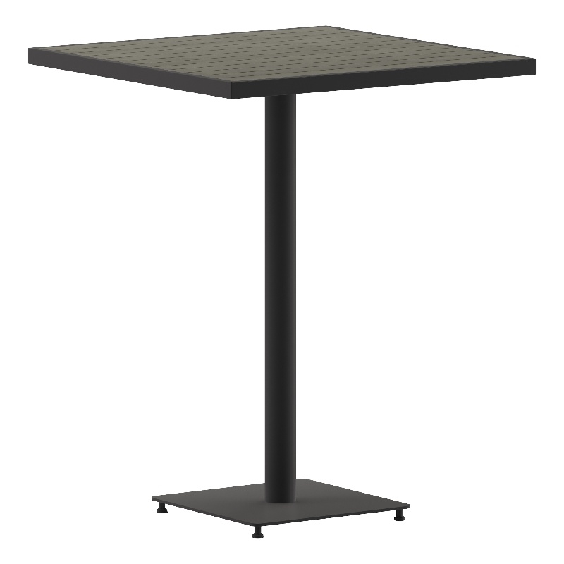Afuera Living Square Bar Height Dining Table in Gray Wash (32
