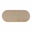 Afuera Living Oval Concrete Dining Table in Terracotta for Indoor/Outdoor Use