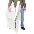 Afuera Living All-Weather Resin Folding Adirondack Chair in White