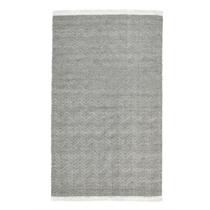 Afuera Living 96 x 120&quot Handwoven Polypropylene Area Rug in Stone Gray