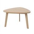 Afuera Living Acacia Wood Patio End Table with Natural Finish