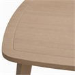 Afuera Living Acacia Wood Patio End Table with Natural Finish