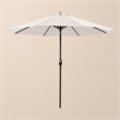 Afuera Living 9' Outdoor Patio Umbrella in Beige with Steel Frame