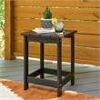 Afuera Living Adirondack Square Resin End Table for Indoor/Outdoor Use