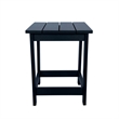 Afuera Living Adirondack Square Resin End Table for Indoor/Outdoor Use