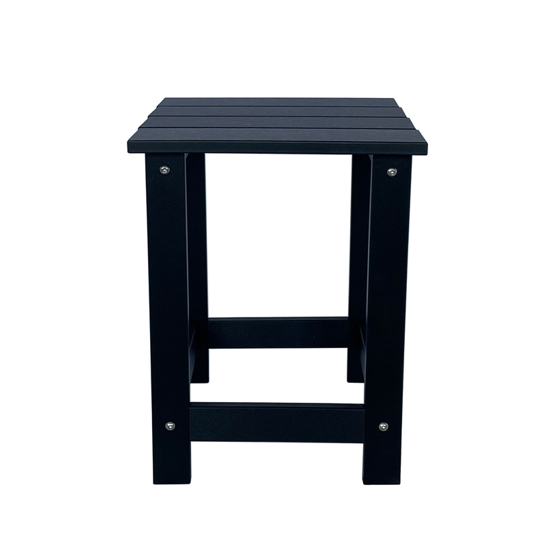 Afuera Living Adirondack Square Resin End Table for Indoor/Outdoor Use