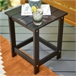 Afuera Living Adirondack Square Resin End Table for Indoor/Outdoor Use