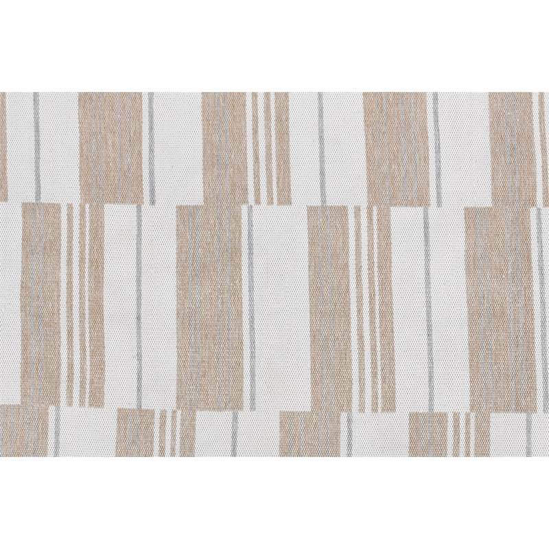 Afuera Living 96 x 120 in Polypropylene Area Rug in Ivory/Natural