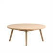 Afuera Living Wood Patio Coffee Table in Natural Finish