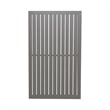 Afuera Living Gray Aluminum Outdoor Cocktail Table with Slat Top