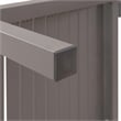 Afuera Living Gray Aluminum Outdoor Cocktail Table with Slat Top