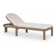 Afuera Living Cream Water Resistant Patio Lounge Chair with Cover