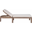 Afuera Living Cream Water Resistant Patio Lounge Chair with Cover