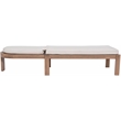 Afuera Living Cream Water Resistant Patio Lounge Chair with Cover