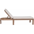 Afuera Living Cream Water Resistant Patio Lounge Chair with Cover