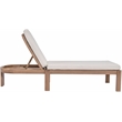 Afuera Living Cream Water Resistant Patio Lounge Chair with Cover