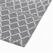 Afuera Living Lattice Polyester Fabric Accent Rug in Gray/Ivory 60 x 96