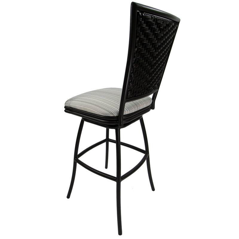 Afuera Living Erin 5-Piece Outdoor Fabric Pub Set with Multi-Color Finish
