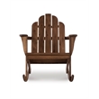 Afuera Living Solid Acacia Wood Outdoor Rocker in Acorn Brown Stain