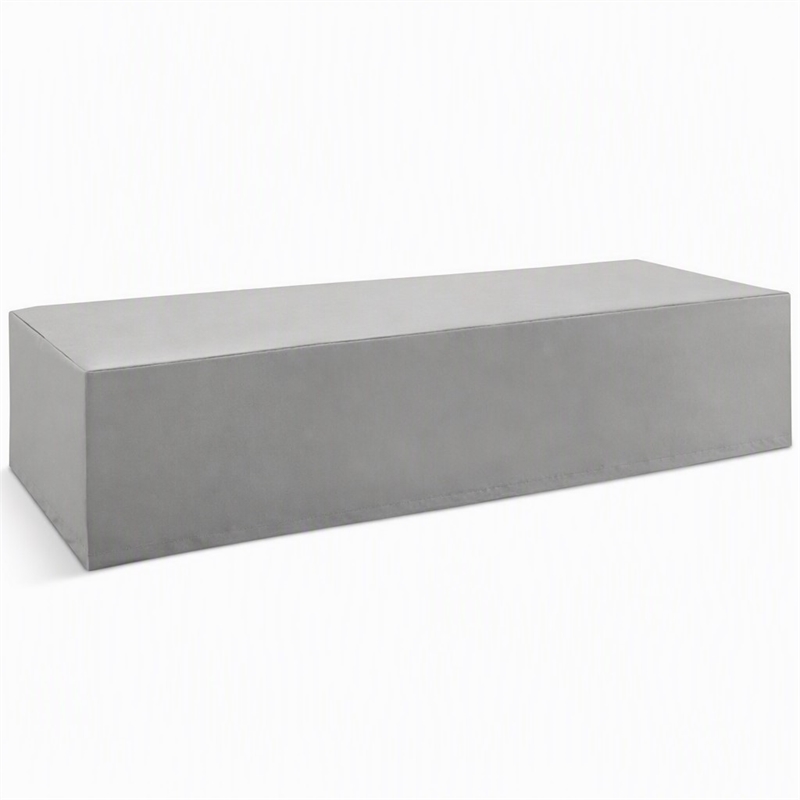 Afuera Living Outdoor Polyester Chaise Cover in Gray with Year-Round Protection