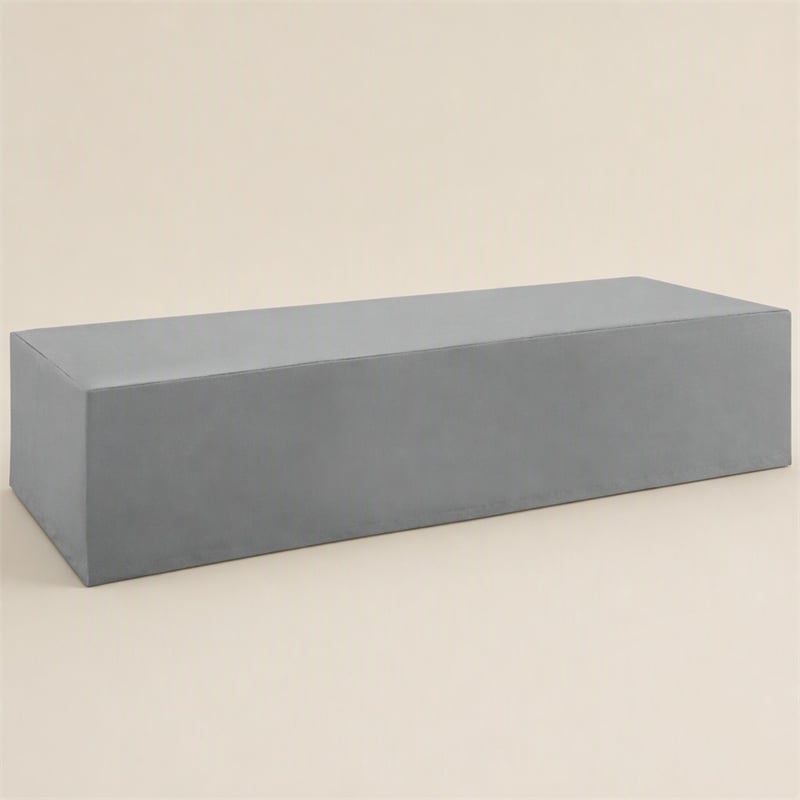 Afuera Living Outdoor Polyester Chaise Cover in Gray with Year-Round Protection