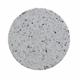 Afuera Living Round Faux Terrazzo Side Table in Gray Concrete Finish