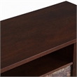 Afuera Living Wood Corner Convertible Electric Fireplace in Espresso
