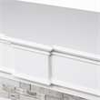 Afuera Living Electric Fireplace with White and Gray Stone Finish