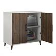 Ameriwood Home Modern Accent Cabinet in White