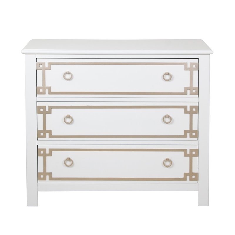 Pulaski Accentrics Home Mirrored 3 Drawer Accent Chest In White Home Garden Dressers Chests Of Drawers Ayianapatriathlon Com
