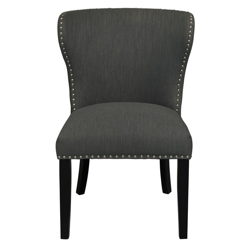 Pulaski Accentrics Home Modified Wing Back Accent Chair In Gray