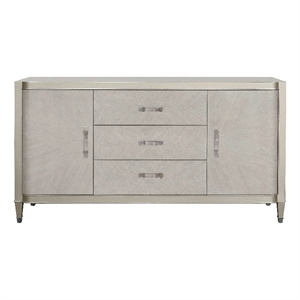 Zoey Solid Wood Two Door Buffet in Silver Finish by Pulaski Furniture