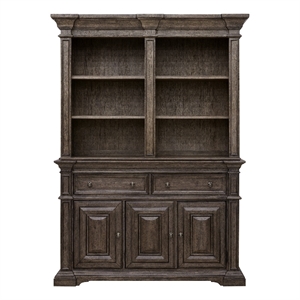 Woodbury Server with Deck in Cowboy Boots Brown Finish by Pulaski Furniture