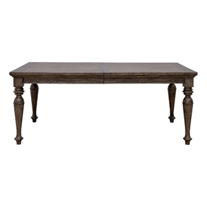 Woodbury Leg Table in Cowboy Boots Brown Finish by Pulaski Furniture