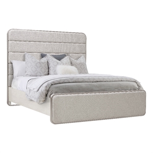 brighton king fabric upholstered bed in gray by pulaski furniture