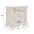 Madison Ridge Brown Wood 3 Drawer Nightstand by Pulaski Furniture