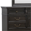 Hickory Creek Dresser Mirror in Brown Wood Finish by Pulaski Furniture
