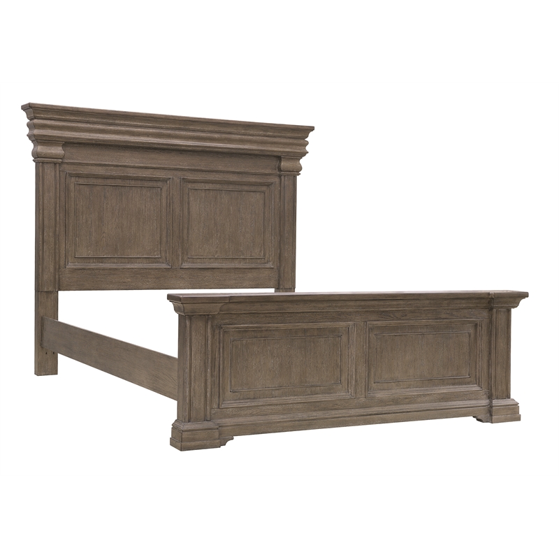 Madison Ridge Brown Wood Queen Panel Bed by Pulaski Furniture