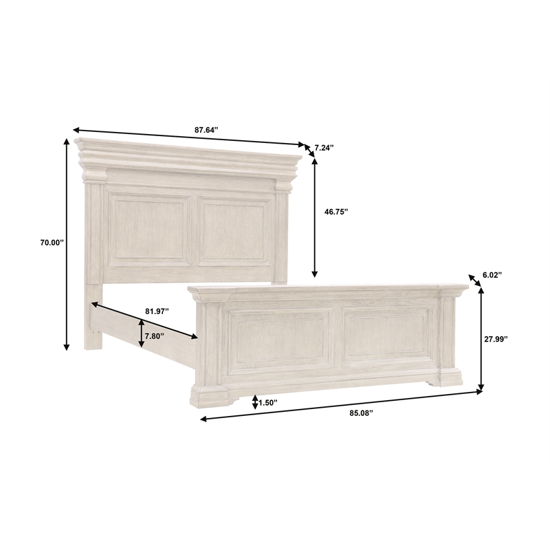 Madison Ridge Brown Wood King Panel Bed by Pulaski Furniture