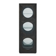 Contemporary Side Entry Curio Cabinet in Espresso Brown Wood by Pulaski