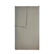 Modern Sliding Door Curio Cabinet in Medium Brown Wood by Pulaski Furniture