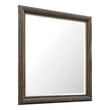 Asher Park Dresser Mirror in Piano Brown Wood by Pulaski Furniture