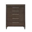 Asher Park 6 Drawer Chest in Piano Brown Wood by Pulaski Furniture