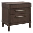 Asher Park 3 Drawer Nightstand in Piano Brown Wood by Pulaski Furniture