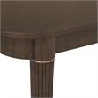 Asher Park Leg Dining Table in Piano Brown Wood by Pulaski Furniture